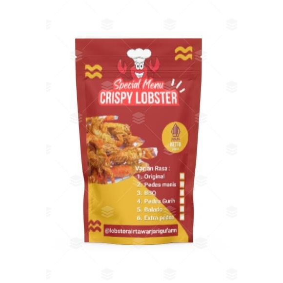 

CRISPY LOBSTER 100 dan 250 GRAM HALAL