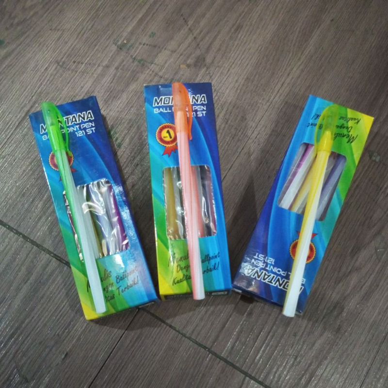 

pen Montana ballpoint pen 12 st murah