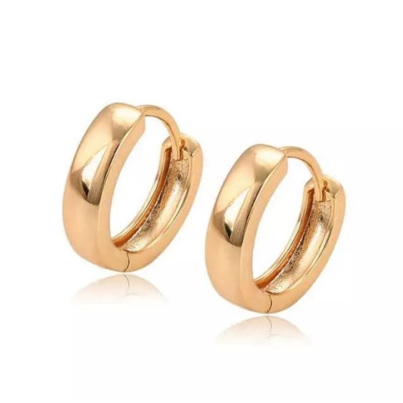 ANTING JEPIT WANITA DEWASA BERLAPIS EMAS MUDA 24 KARAT