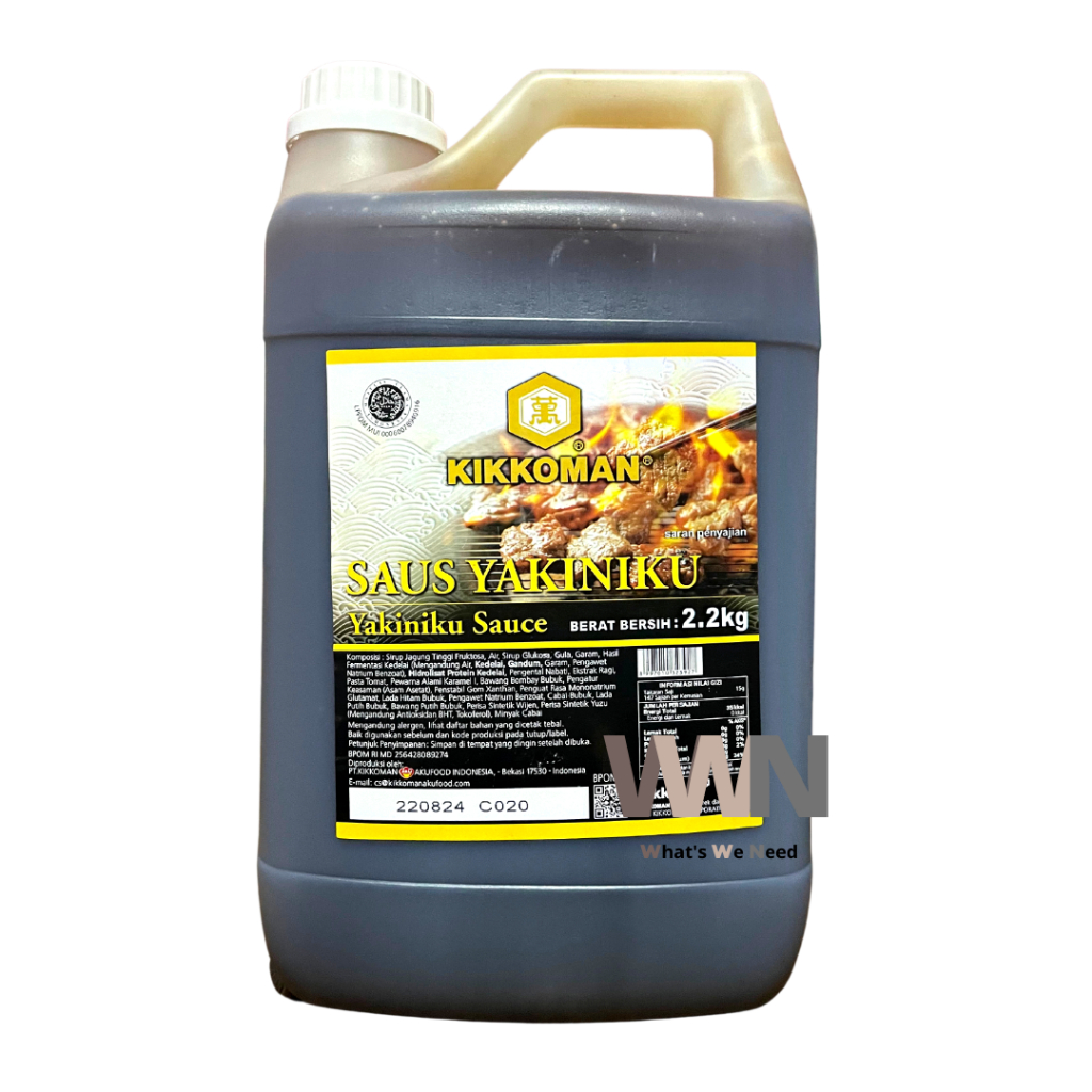 

Kikkoman Yakiniku Sauce 2L – Saus Yakiniku Daging Khas Jepang