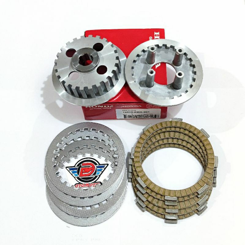 RUMAH KOPLING KAKI4 SET+KAMPAS KOP+PLAT GESEK MEGAPRO, GLPRO, NEOTECH, MEGAPRO PRIMUS