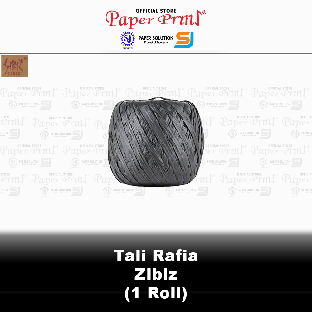 

Tali Plastik Hitam Roll Rafia Zibiz 1kg