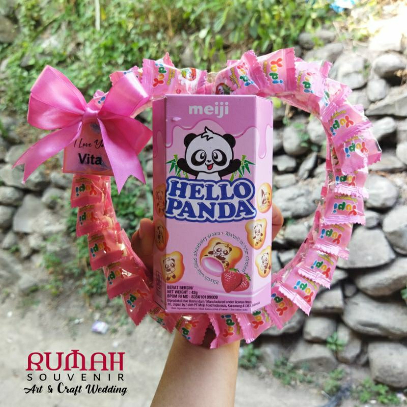 

Snack Kado Ulang Tahun | Hari Guru Murah | Wisuda Bentuk Love Warna Pink