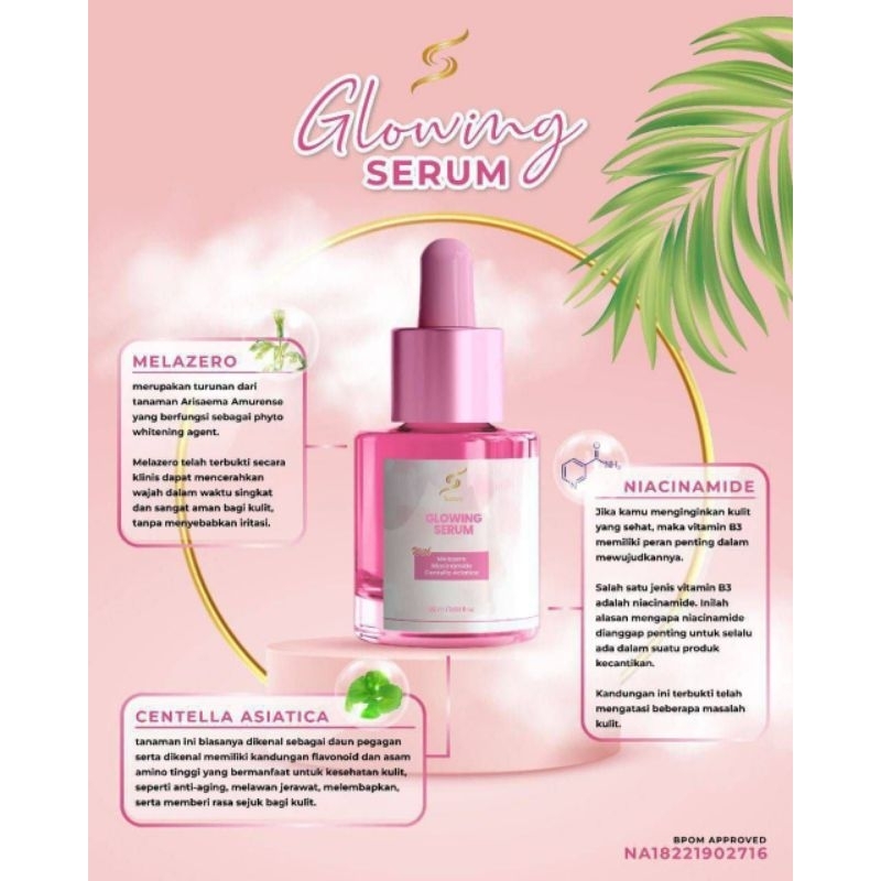 Sanay Glowing Serum | Kecantikan | Serum Wajah | Glowing | SANAY