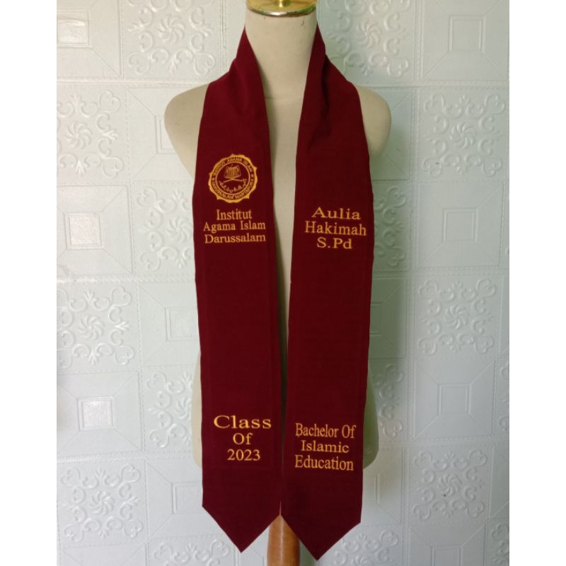 selempang leher selempang wisuda
