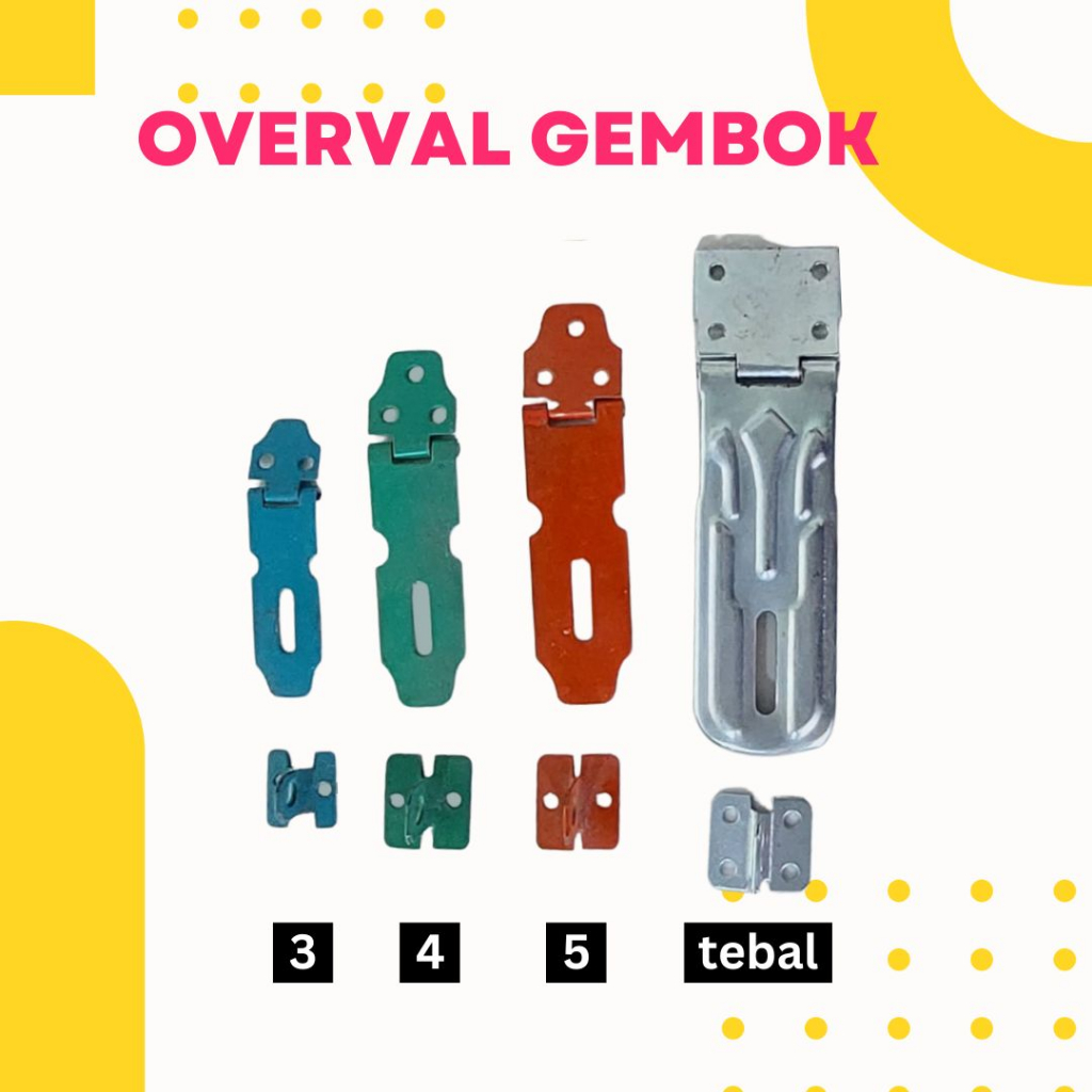 Overval Gembok Badak Exito / Overval Exito Warna / Cantelan Gembok Warna READY MANADO