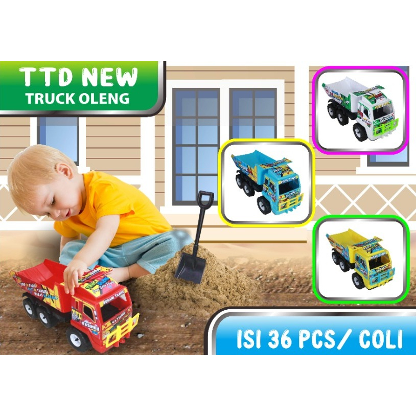 Mainan Anak Mobil Dump Truck Toronton Murah Best seller - Truk pengangkut Pasir - TTD999 NEW//Mainan