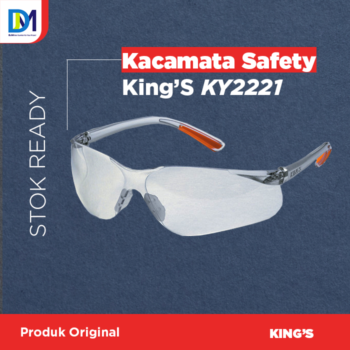 Kacamata Safety Kings KY2221 Clear Safety Glasses Kings KY 2221 Bening