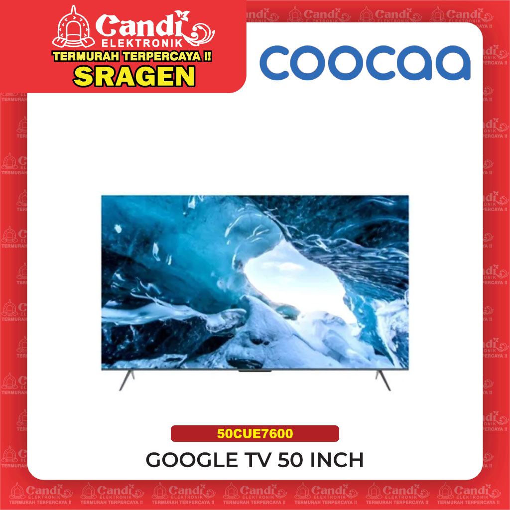 COOCAA Smart Google Digital 50 Inch 4K UHD TV - 50CUE7600