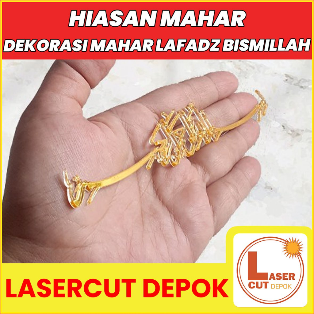 Dekorasi Mahar Lafadz Bismillah/Hiasan Mahar