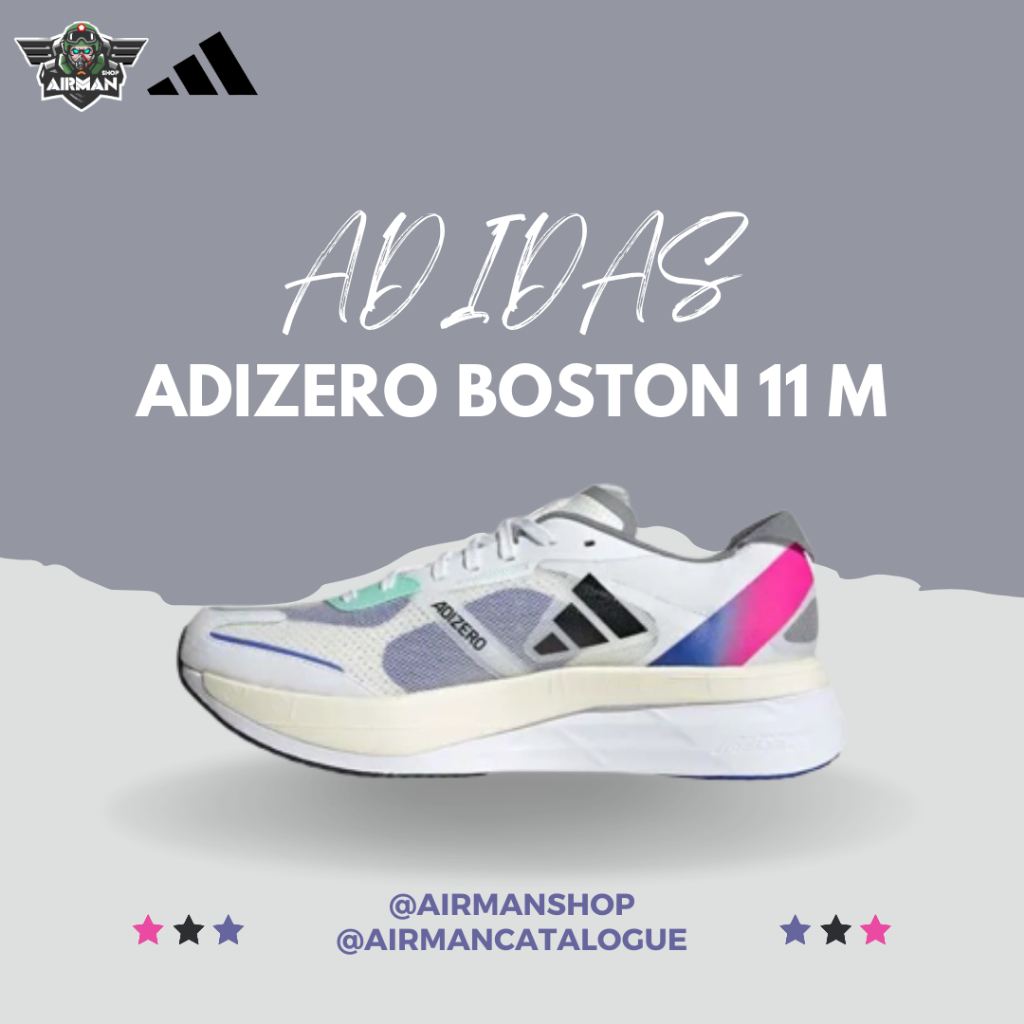 Sepatu Adidas Adizero Boston 11M White