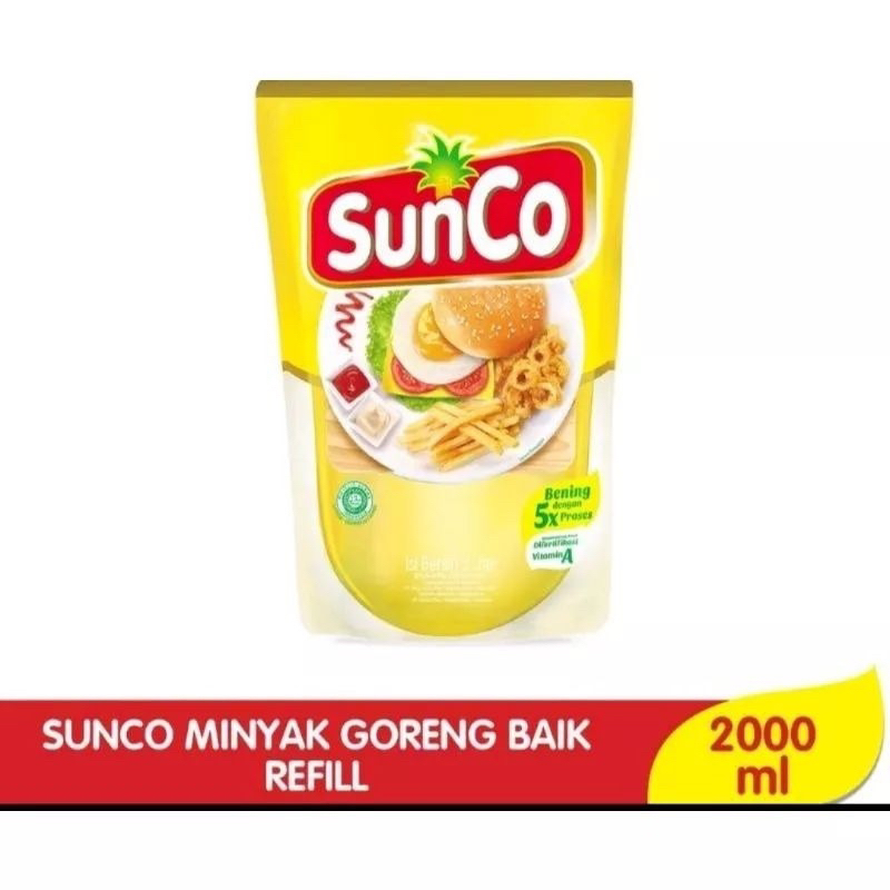 

[2 LITER] SUNCO Minyak Goreng 2L Refill / Minyak Goreng Sunco Pouch