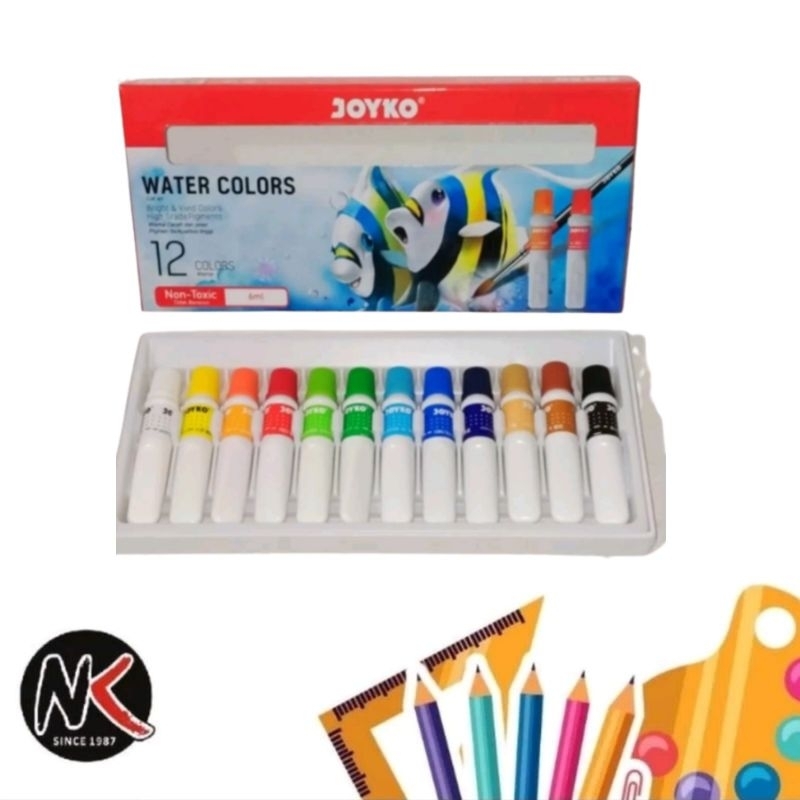 

Water Color/Cat Air JOYKO 12 Warna
