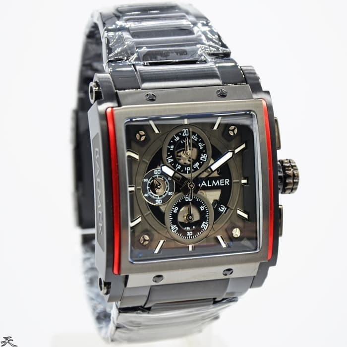 BALMER B.8107 / b8107 JAM TANGAN PRIA BALMER  Original Garansi Resmi - Black list merah