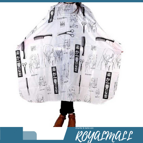 Jubah Apron Kip Pangkas Rambut Salon Barbershop Cape / Jubah Baju Apron Sarung Kain Kip Kep Kap Keps