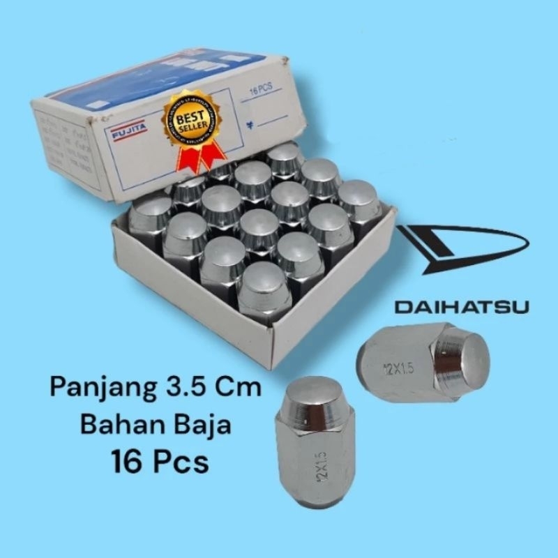 Kaelashop99 ll Mur Roda Baut Lugnut Racing Mobil Daihatsu Grandmax Luxio Bahan Baja
