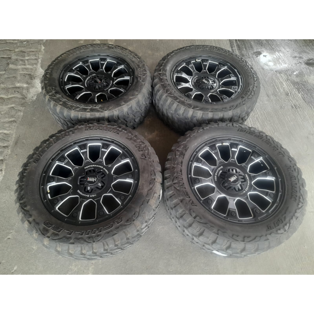 VELG SECOND BEKAS MOBIL RACING HSR BANTENG RING 20 PCD 6X139 + BAN
