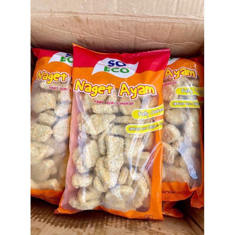 

Chicken Nugget So Eco 1kg ~ GALERI PLASTIK FROZEN FOOD