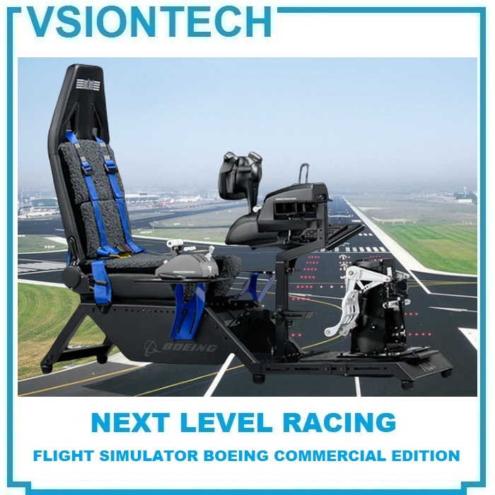 Next Level Racing Flight Simulator Boeing Edition - Kursi Cockpit Simulator Gaming PC PS3 PS4 PS5 Xb