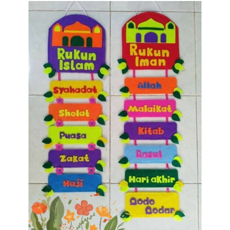 PROMO HARGA MENARIK TERJANGKAU MURMER kerajinan kain flanel/pajangan dinding/hiasan pintu/hiasan kel