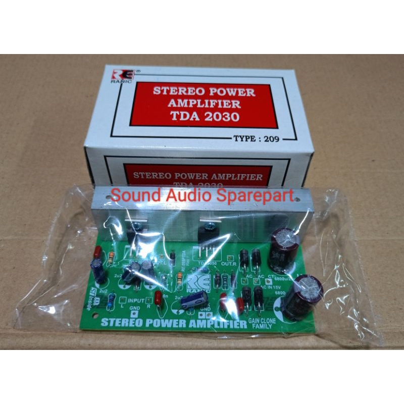 Kit Power Amplifier TDA2030 Stereo / Kit Power TDA2030 STEREO