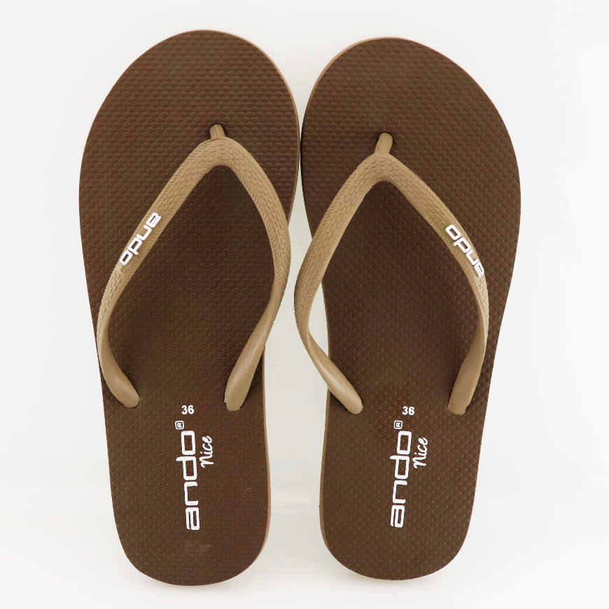 NEW  ANDO Nice Basic Ginger - Sandal Jepit Wanita Rumah Ando