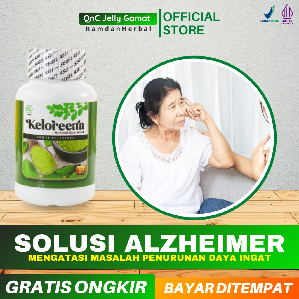 Obat Herbal Penyakit Alzheimer Penurunan Daya Ingat Amnesia Vitamin Penambah Daya Ingat Obat Pelupa 
