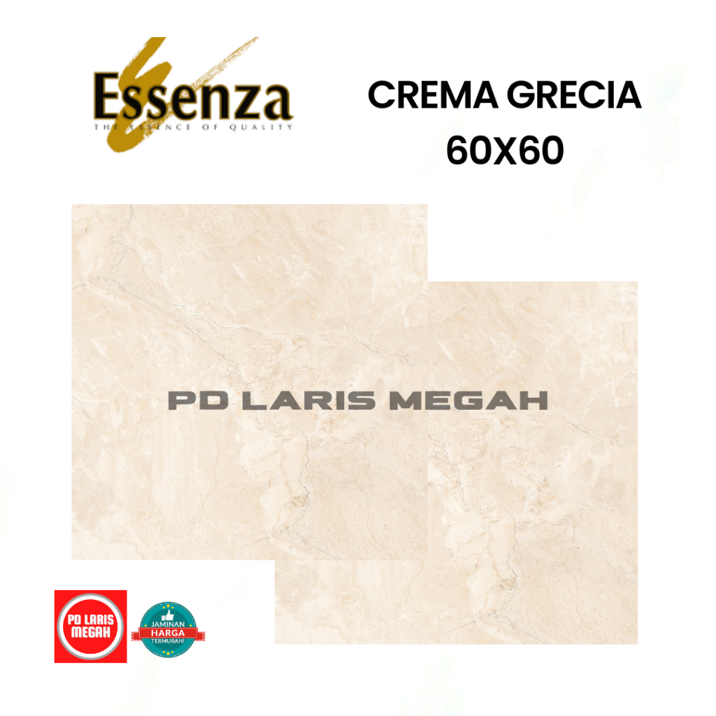 Granit Essenza Crema Grecia Glossy 60x60
