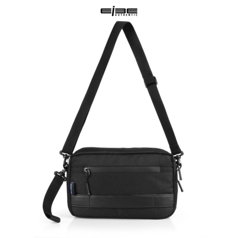 Sling bag Premium Tas Selempang waterproof anti air Hand bag Warna hitam eibe [ HUNTERA ]