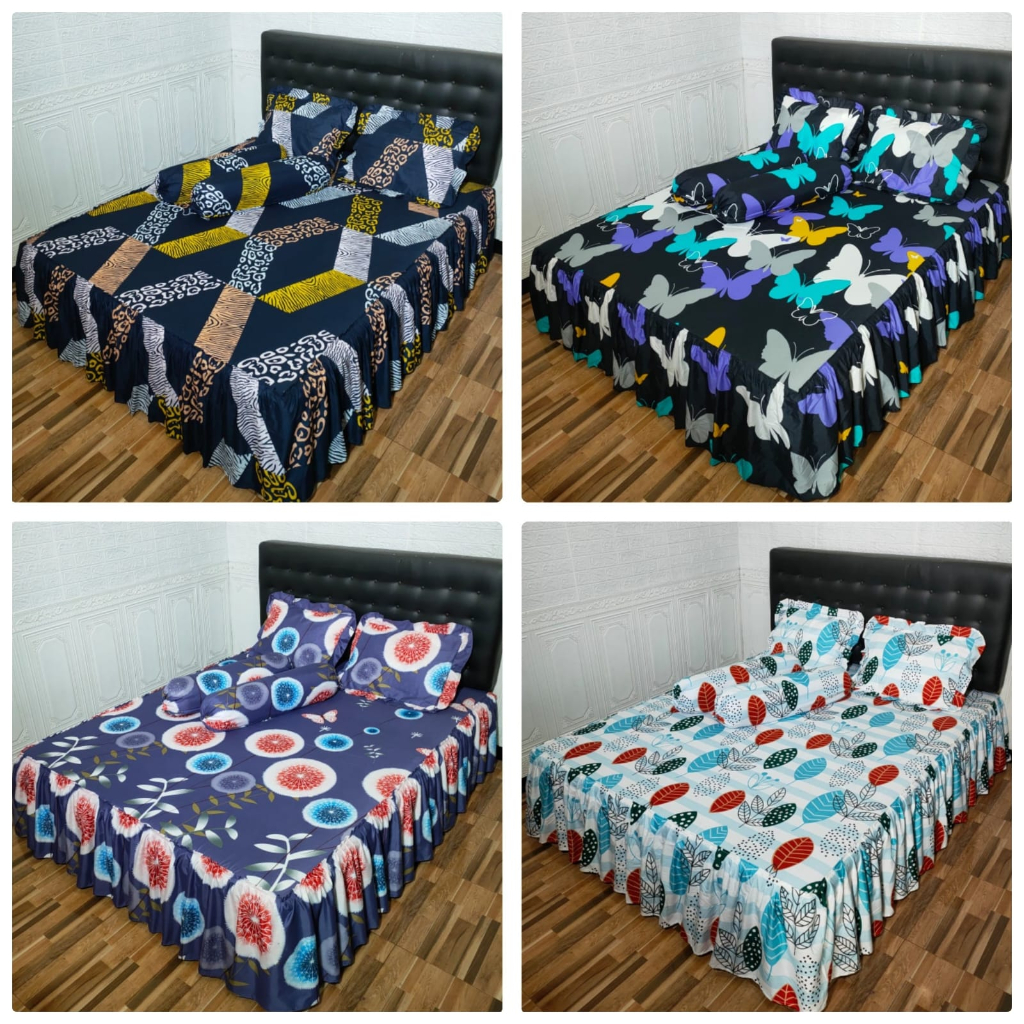 Sprei Rumbai Homemade Motif Karakter Aesthetic UK 160 dan 180