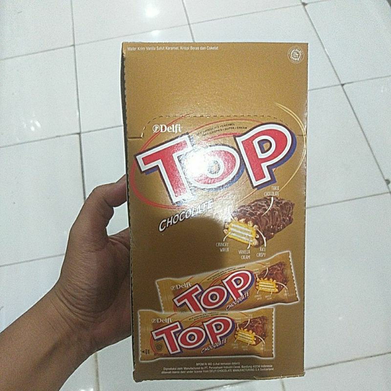 

Delfi Top Wafer Krim 9 g Coklat , Triple Coklat , Stroberi , Black in White