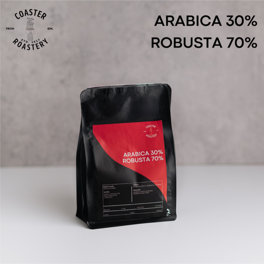 

KOPI HOUSE BLEND Arabica 30% Robusta 70%