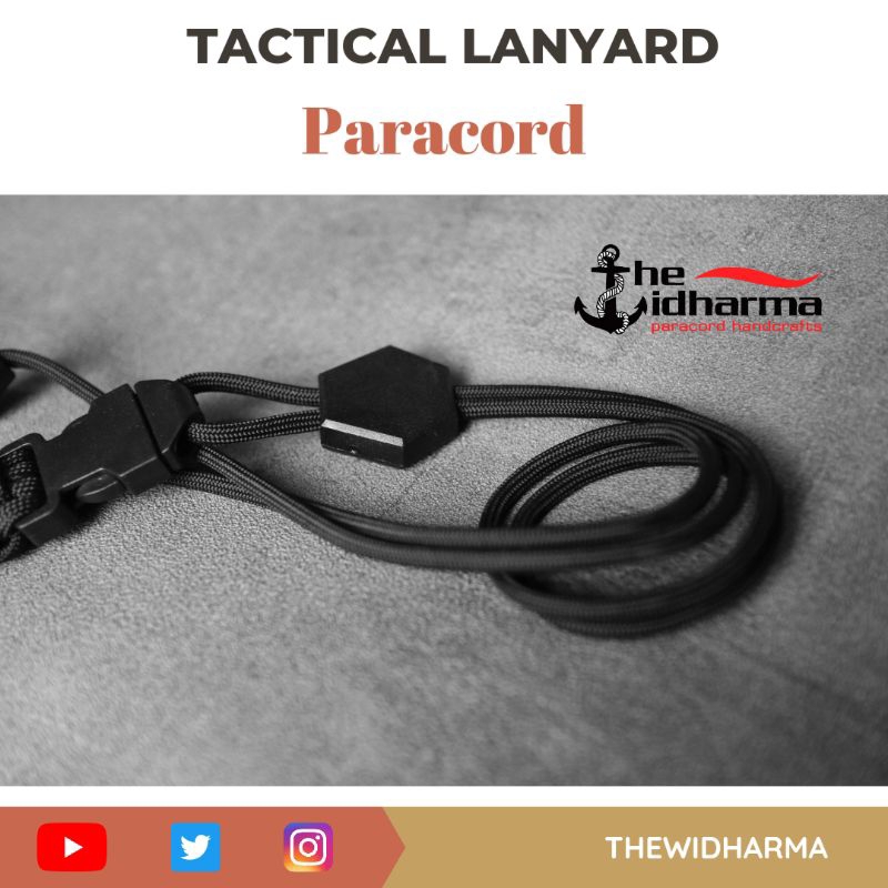 

Lanyard Tactical Militer ID Card Paracord