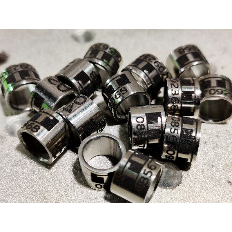 Ring merpati baja blok atas