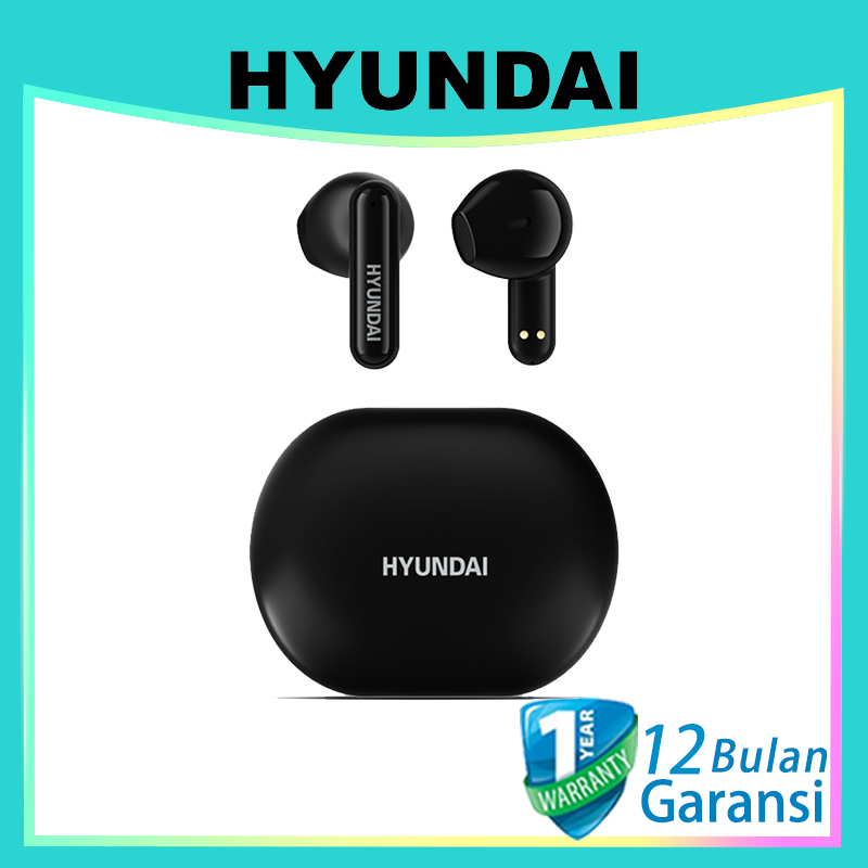 Hyundai T15 TWS Wireless Bluetooth Earphone Earbuds Low Latency Stereo Bass headset Sport gaming headphone For Oppo Xiaomi Realme Vivo Samsung Android IPhone 11 12 13 Pro 7 6 Plus 6s 5s airpod And all smartphones
