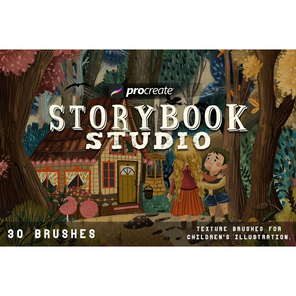 Procreate Brush – Storybook Studio For Procreate by Eliza Moreno Illustration – Digital Archive
