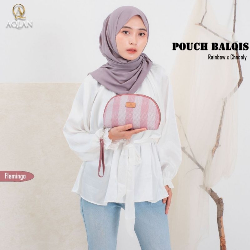 Pouch Balqis//dompet Hp dan uang