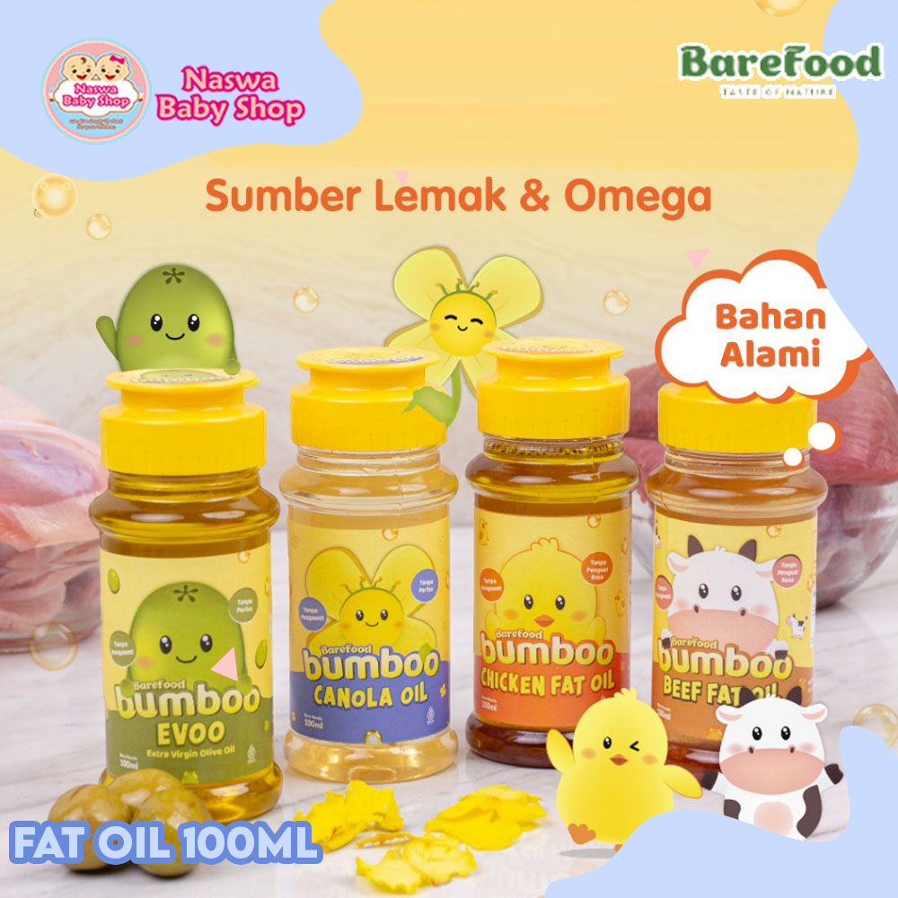 

Barefood Bumboo Fat Oil Minyak Bahan Alami BB Booster Tanpa Perisa & Pengawet 100ml