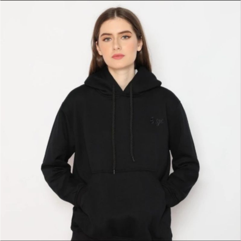 Outerwear Unisex Erigo Hoodie Ethel Fleece Black - L