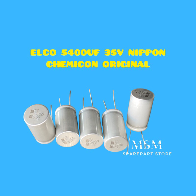 ELCO 5400UF 35V NIPPON CHEMICON ORIGINAL