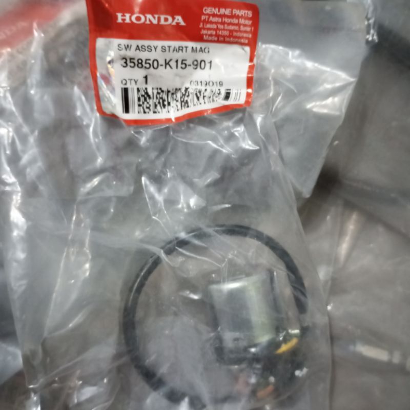 35850K15901 SWITCH STARTER BENDIK STARTER OTOMATIS STARTER HONDA CBR 150 R CB150R VERZA ORIGINAL AHM