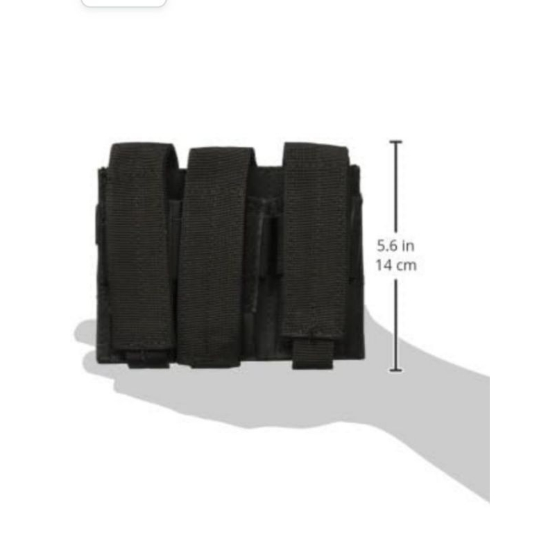 pouch magazine glock triple /tas magazen tiga lubang tactical termurah