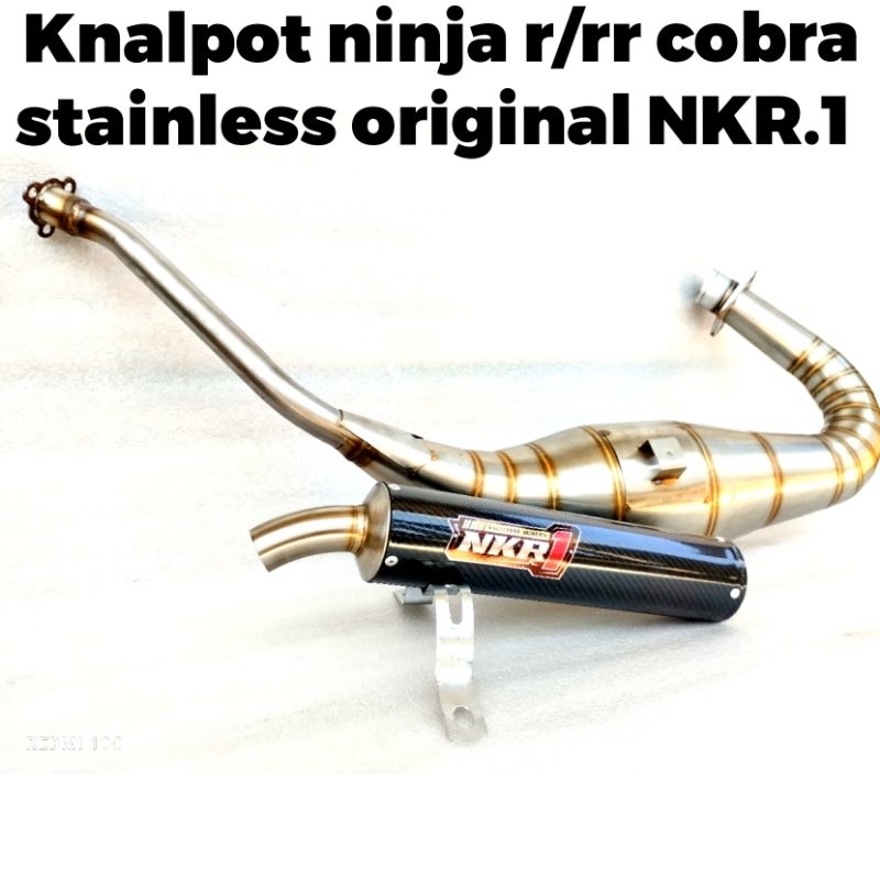 Knalpot ninja R ninja rr cobra Original NKR.1 stainless