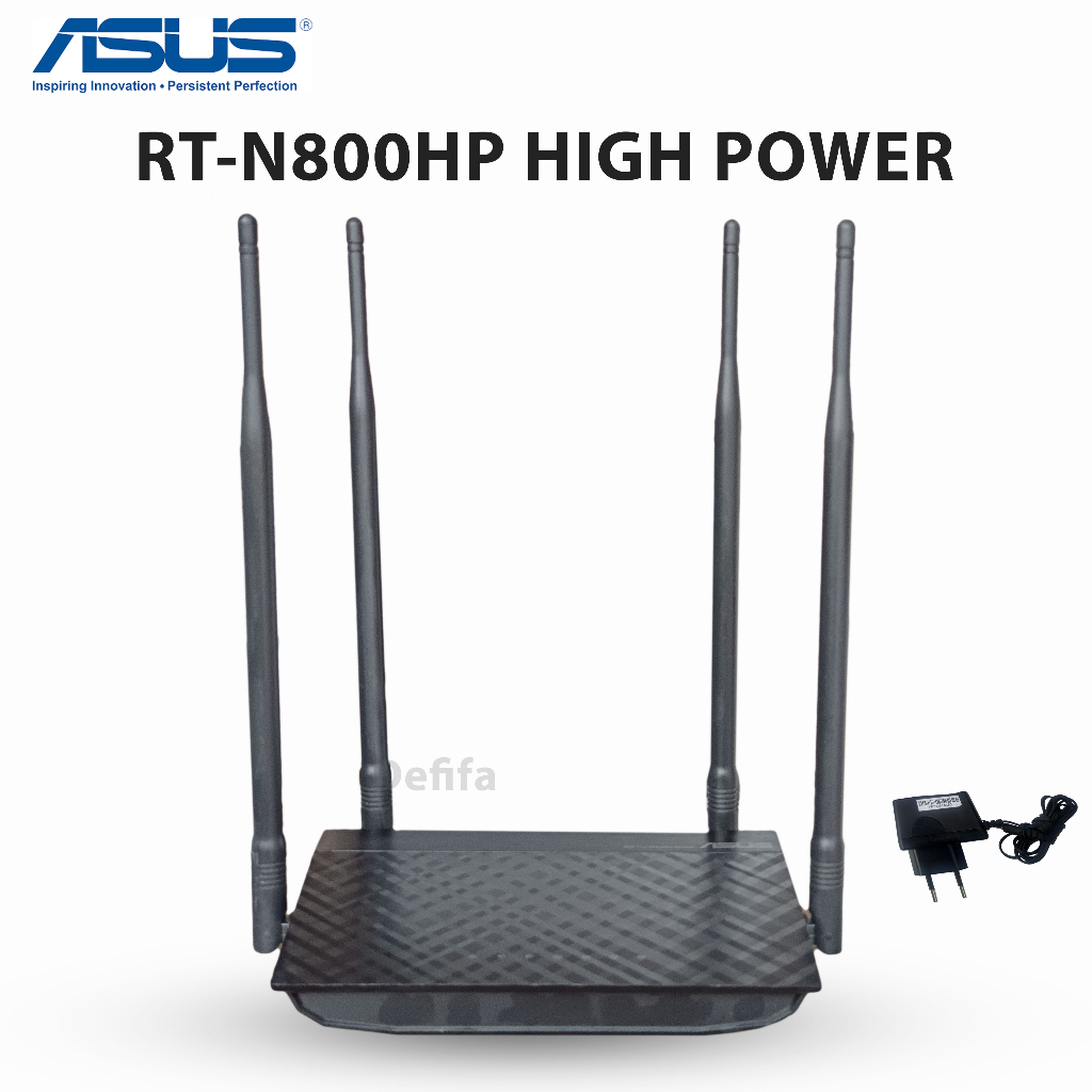 WIRELESS ROUTER Wifi Asus RT-N800HP  N800 High Power Gigabit Range Extender