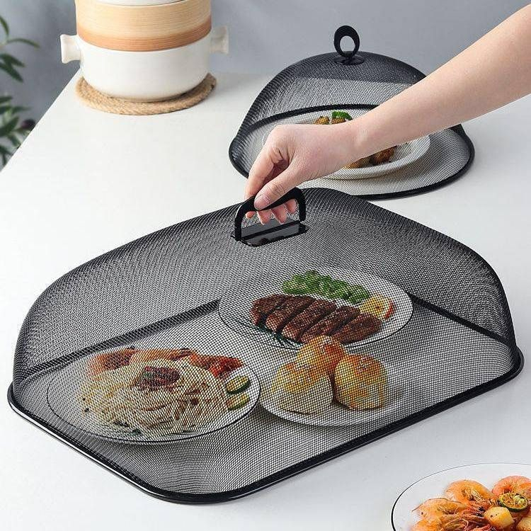 TUDUNG SAJI ESTETIK / PENUTUP MAKANAN MINIMALIS / RECTANGULAR MESH FOOD COVER - TUDUNG SAJI KAWAT