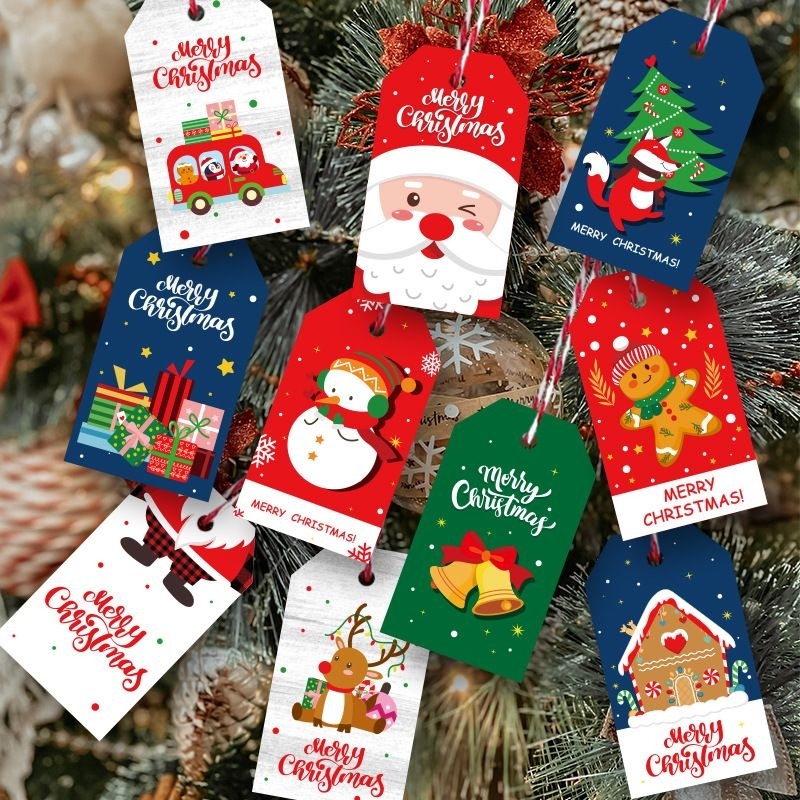 

HangTag Natal Christmas Red Santa Gift Tag Hampers