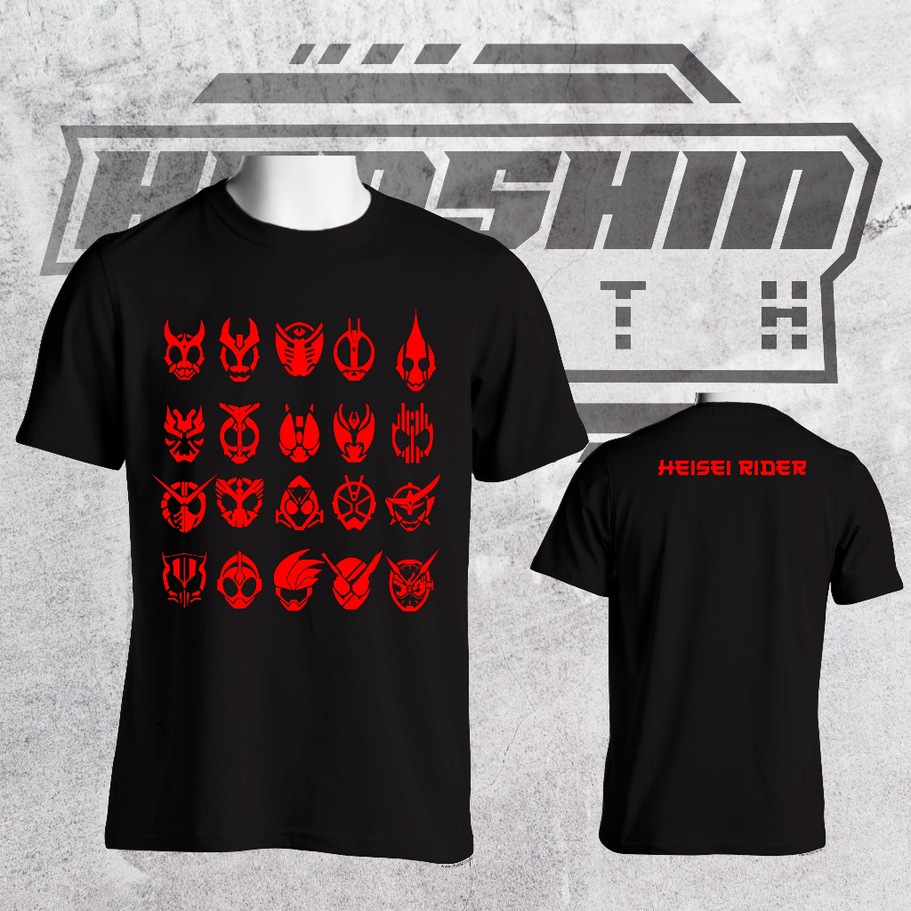 Kaos Kamen Rider Heisei Head Kamen Rider Terbaru