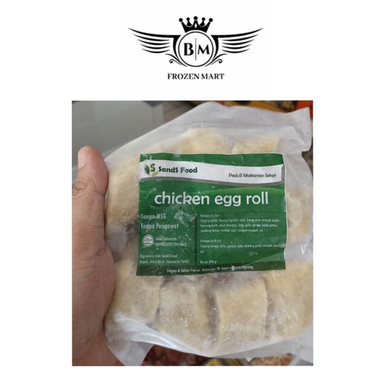 

Egg roll Chicken Sands food isi 10