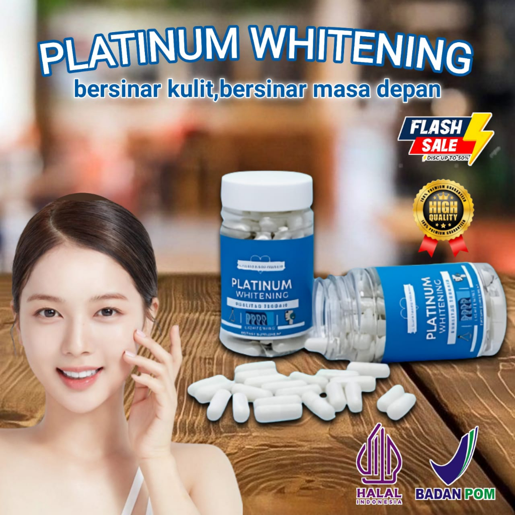 PLATINUM WHITENING KAPSUL PEMUTIH BADAN