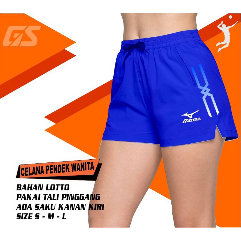 Celana cewek bawahan olahraga Voli vollybal celana pendek wanita volly motif baru